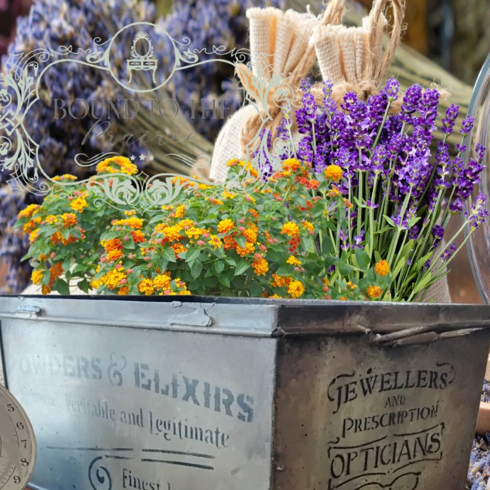 Vintage Metal Box ~ Restyled!